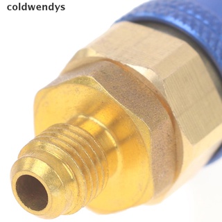 [coldwendys] 2pcs aire acondicionado de coche fluoruro convertidor ac r134a conector acoplador rápido