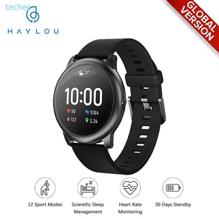 * xiaomi Haylou LS05 Solar Smartwatch Deporte Metal Frecuencia Cardíaca Sueño Monitor IP68 Impermeable iOS Android Versión Global De Youpin