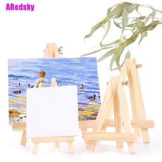 [Aredsky] Mini trípode de madera con soporte de pintura para tarjetas