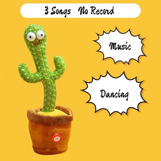 120 canciones Inggeris Tiktok Dancing Cactus juguete de fantasía juguetes Cactus baile Cactus para instalar Cactus Jog Cactus Dancing Cactus