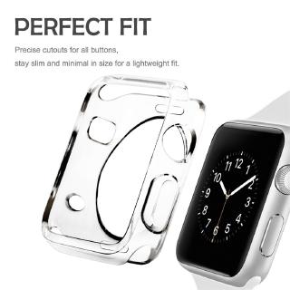 Funda Apple Watch Series 7 6 SE 5 4 3 2 1 41MM 45MM 38MM 42MM 44MM 40MM transparente transparente Protector suave