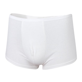 hombres blanco absorbente lavable incontinencia calzoncillos suave ropa interior (8)