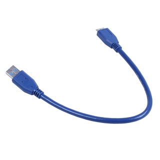 30 cm azul usb 3.0 macho - cable micro-b macho sincronización y carga cable de alimentación
