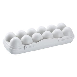 Kkt - recipiente de almacenamiento de huevos de plástico (12/18, bandeja de huevo con tapa, caja de almacenamiento de huevos para refrigerador (rosa/blanco) (6)