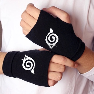 CASOLARY Anime apparel Naruto Gloves Hatake Kakashi Attack On Titan Half Finger Gloves Anime Sasuke Cotton Cosplay Fingerless Gloves (8)