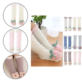 humohopi.co Nylon Baby Socks Knee High Long Lovely Baby Socks Wear Resistant for Home