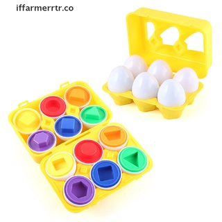 [iffarmerrtr] 6 Piezas De Huevos Inteligentes De Forma Mixta 3D/Rompecabezas/Juegos Montessori/Juguetes De Aprendizaje CO