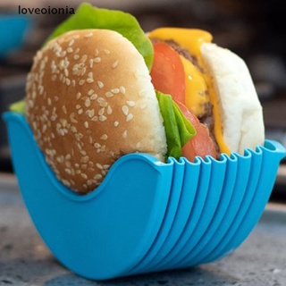 [loveoionia] estante de silicona estirable hamburguesa fija soporte de almacenamiento organizador de cocina gdrn