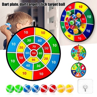 Dart Board Sticky Balls Set Cute Cartoon Safety Dart Board Set Party Games Toddler Activity For Indoor Outdoor