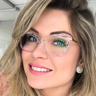 Lady Computer Gafas Marco Retro Transparente Moda Ojo De Gato Óptico Sexy Mujeres Hombres
