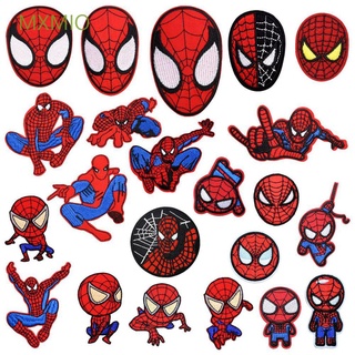 MXMIO Hot Transfers Spiderman Parches Planchado Bordado Tela Pegatinas Ropa Superhéroes Cumpleaños Anime Dibujos Animados Parche Pegatina DIY Costura Insignia
