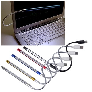 【switcherstore5q】Mini Desk Reading USB LED Light Flexible For Notebook Laptop Portable New