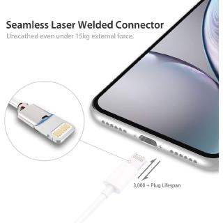 Apple Cable cargador Lightning a USB Cable Original Compatible iPhone 11/X/8/7/6s/6/plus/5s/5c/SE, iPad Pro/Air/Mini (5)