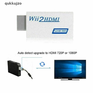 [Qukk] Portable Wii to HDMI Wii2HDMI Full Video Cable HD TV Converter Audio Adapter 458CO (1)