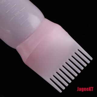 [JAGEE] 120 ml botella de tinte para el cabello con aplicador cepillo salón coloración de cabello botellas HDY (6)