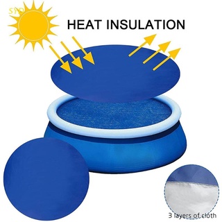 Syd - Protector redondo para piscina, cubierta Solar, impermeable, a prueba de lluvia, para marco, piscina inflable