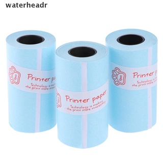 (waterheadr) 3 rollos de papel adhesivo imprimible rollo de papel térmico directo autoadhesivo 57*30 mm en venta