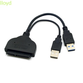 Lloyd Cable adaptador HDD USB 3.0 a SATA SATA Easy Drive Cable adaptador de alta velocidad para disco duro SSD HDD de 2.5 pulgadas disco duro USB 3.0 práctico convertidor/Multicolor (1)