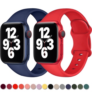correa de silicona para apple watch band 44mm 40mm 38mm 42mm 44 mm goma reloj smartwatch correa pulsera iwatch 3 4 5 6 se banda