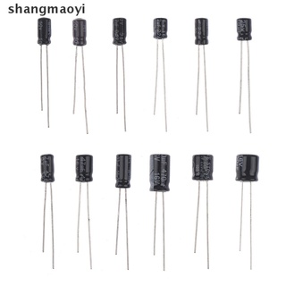 [shangmaoyi] 120pcs 12 valores 0.22uf-470uf kit de surtido de condensador electrolítico de aluminio [shangmaoyi]