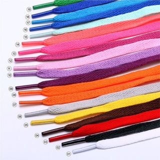 #eml 1pc de una sola capa plana cordones multicolor ancho poliéster material cordones