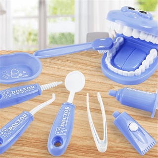 9Pcs niños Oral odontología Doctor juguete educativo Kit de simulación juego de casa juguetes (5)