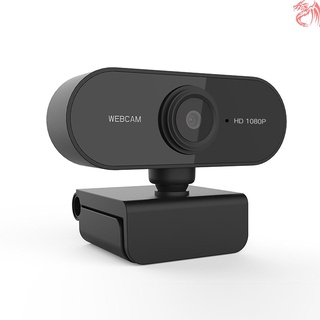 1080P HD cámara de ordenador de Video conferencia cámara Webcam 2 megapíxel enfoque automático 360 rotación USB Plug & Play con micrófono para la reunión de vídeo en línea formación de enseñanza en vivo Webcasting (6)