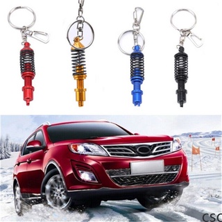 psa Car accessoriesCar Auto Tuning Parts Key Chain Shock Absorber Keychain Keyring Spring Shock Absorber csc