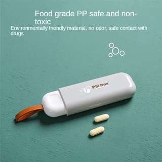 3 rejillas portátil mini dispensador de tabletas caja de pastillas para medicina (7)