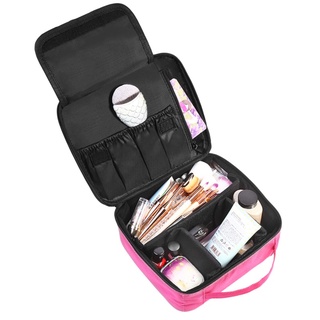 pequeño doble portátil profesional organizador de maquillaje caso de cosméticos de viaje grande bolsa de almacenamiento maletas (7)