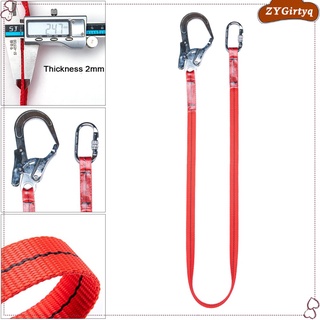 High Altitude Protective Safety Harness Sling Lanyard with Hook Arborist