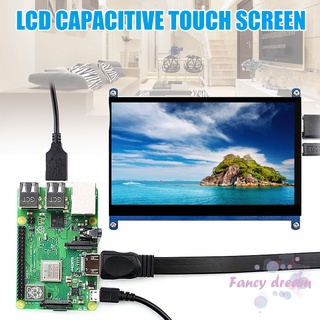 Pantalla Táctil De 7 Pulgadas Con Resolución 1024x600/LCD HDMI TFT/Monitores Compatibles Con Raspberry Pi