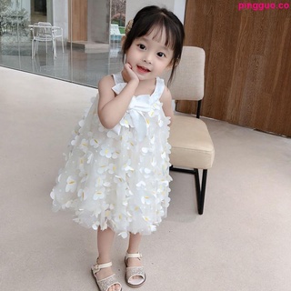 MYBABY vestido sin mangas de pétalos de moda para niña/verano/vestido de princesa dulce para niños (7)