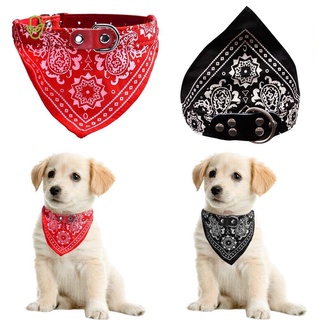 Cat Dog Scarf Collar Adjustable Puppy Bandana Tie Collars Neckerchief Pet Accessories