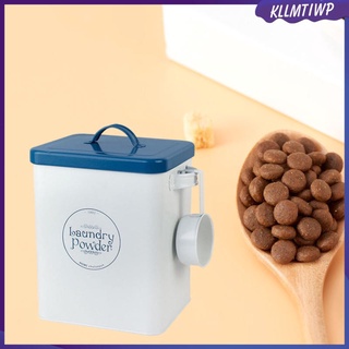 Kllmtiwp caja De almacenamiento en polvo De hierro Galvanizado Para Detergente/lavandería/Comida/Comida/Comida