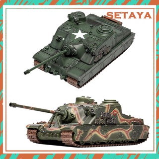 (Setaya) Escala 1/72 Tanque De Metal Modelo De vehículo colección hogar oficina cuarto Mesa decoración Para niños (1)