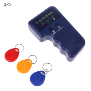 Qx Duplicador RFID De Mano 125KHz/Redactor/Escritor/Lector + Llaves EM4305 T5577/Identificación Regrabable/Etiquetas/Tarjeta