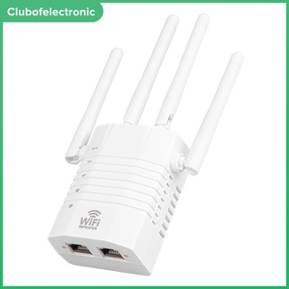 Clubofelectronic Amplificador Wifi Repetidor 2.4ghz 5.8ghz 1200mbps Wi-Fi Extensor De Alcance Ap