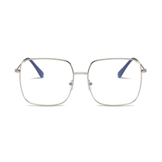 LA moda hombres mujeres Retro Metal marco cuadrado gafas ópticas gafas gafas Anti-azul luz gafas (6)
