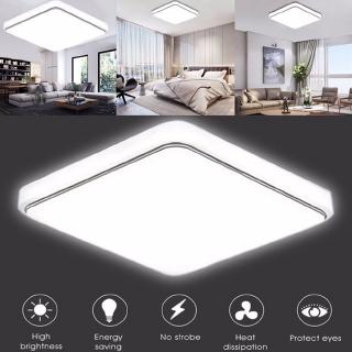 Megamall 12/24W LED cuadrado lámpara de techo de montaje a ras de la cocina dormitorio lámpara