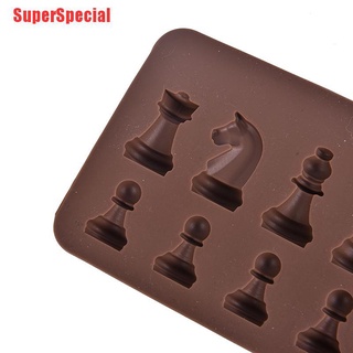 SSP 1 pza nuevos moldes de silicona de ajedrez para Chocolate/decoración de pasteles/utensilios de cocina (2)