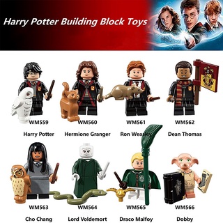 Lego Minifigures Harry Potter Ron Weasley Dobby juguetes de bloques de construcción