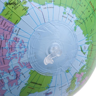 \ [ganit] Globo Inflable De 38 Cm Mundo Tierra Mapa Del Océano Bola De Geografía Aprendizaje Playa (4)