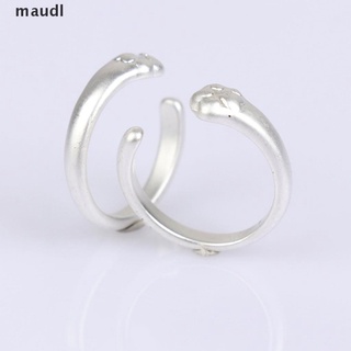 maudl anillo ajustable con garras de gato estilo esmerilado anillos de apertura de joyería de moda.