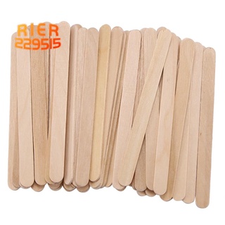 200 Pcs Craft Sticks Ice Cream Sticks Wooden Popsicle Sticks 114MM Length Treat Sticks Ice Pop Sticks
