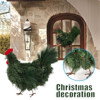 Yyhix Enfeite/guirnalda navideña Artificial Para decoración del hogar/jardín/balcón
