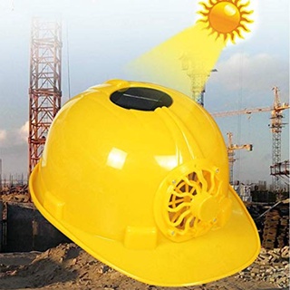 bo-Al Aire Libre Energía Solar Ventilador De Refrigeración Casco De Seguridad Del Lugar De Trabajo Gorra Protectora Sombrero Duro