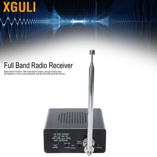 Xguli receptor de Radio portátil FM MW SW SSB Radios recargables de banda completa con antena SI4735 (4)