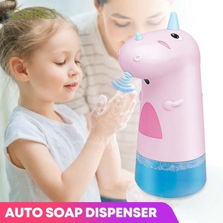 gaires 250ml dispensador de jabón de espuma de los niños automático jabón contaless dispensador inteligente lavado de manos sensor infrarrojo niños accesorios de baño equipo/multicolor
