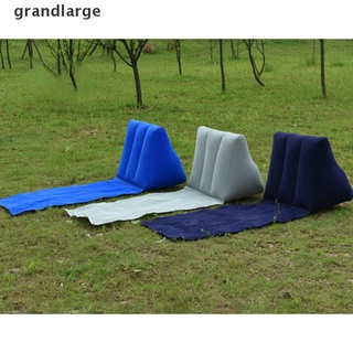 [grandlarge] cojín plegable suave inflable para playa, cojín, cama de aire, colchón de viaje (1)